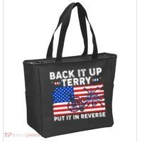 Back It Up Terry Put It In Reverse Funny Fireworks Tote Bag thumb 2