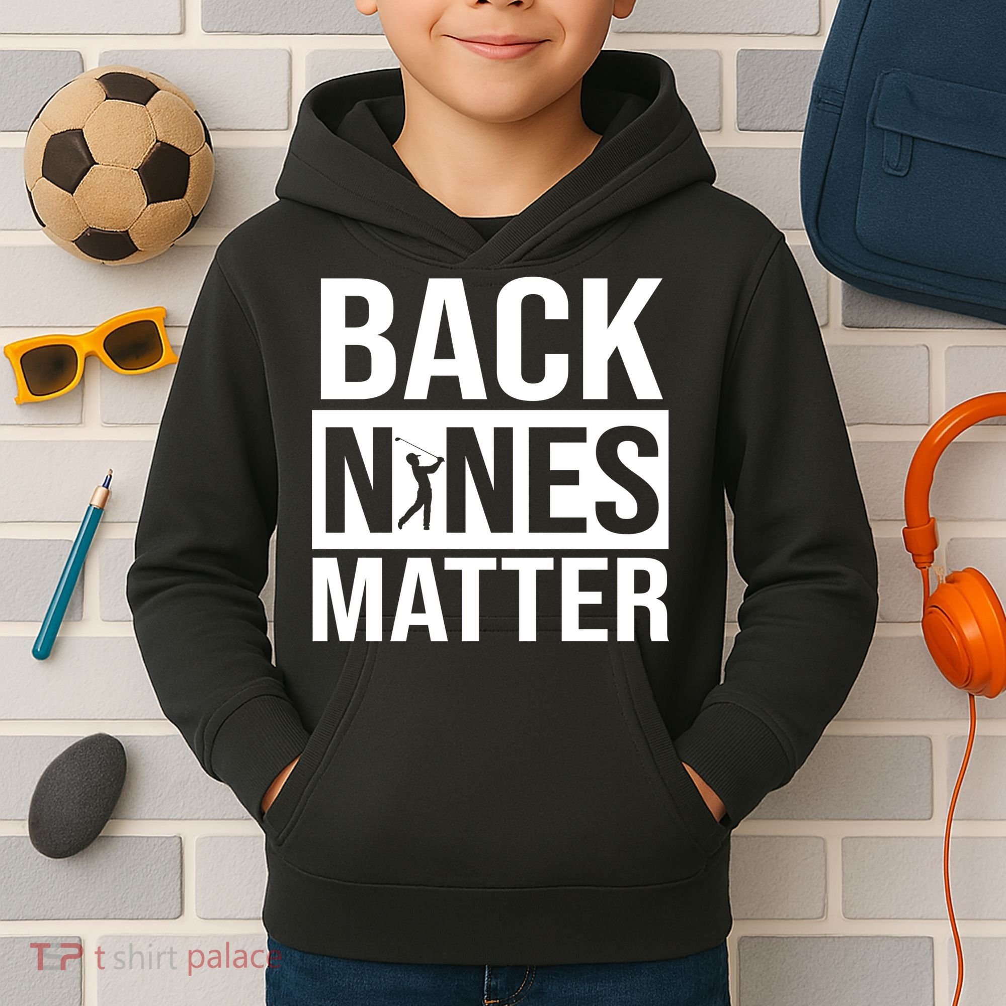Back Nines Matter Kids Hoodie