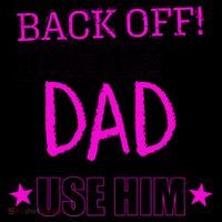 Back Off I Have a Crazy Dad Pink Imprint Coffee Mug thumb 5