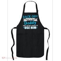Back Off I Have A Crazy Daddy For Boys Apron thumb 0