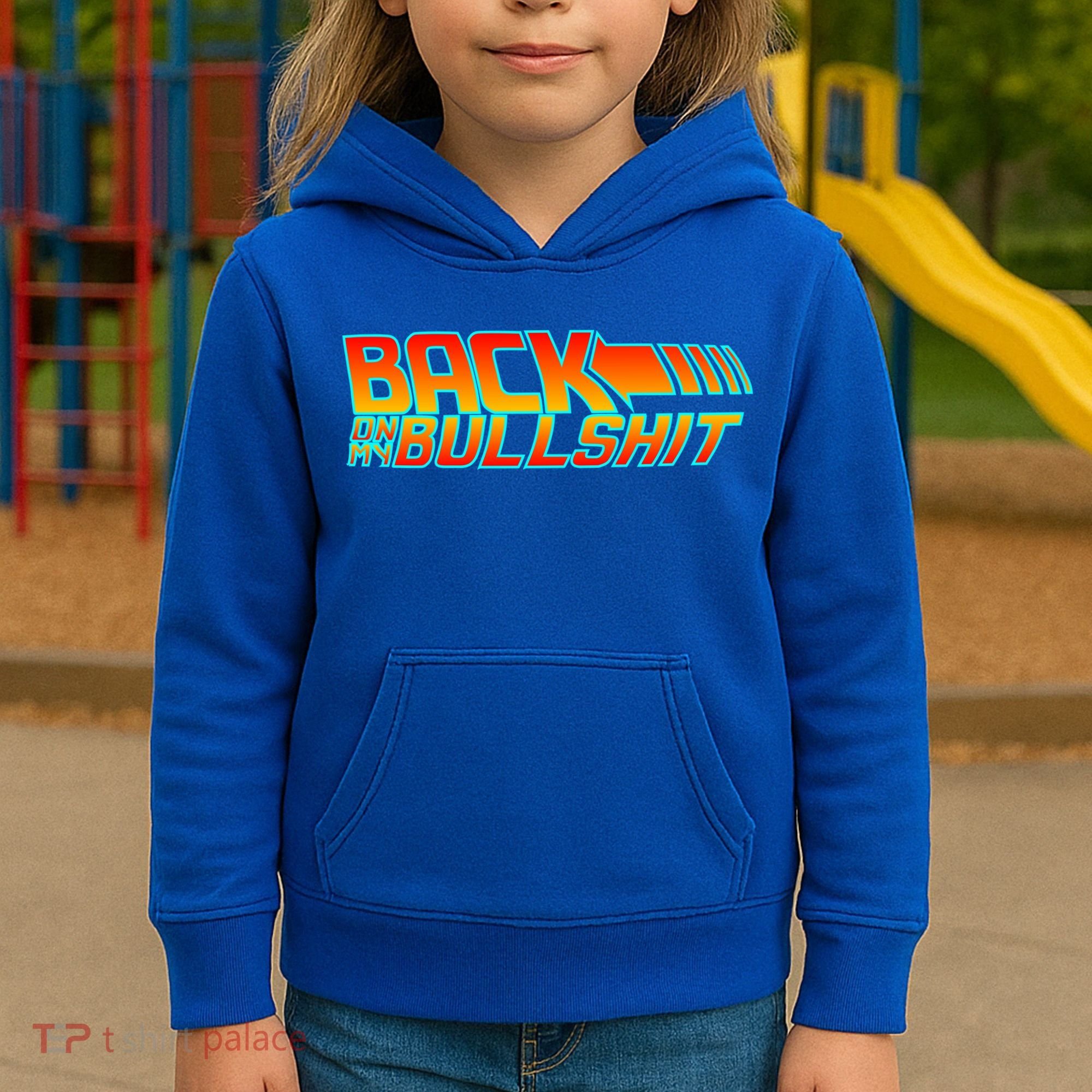 Back On My Bullshit Kids Hoodie