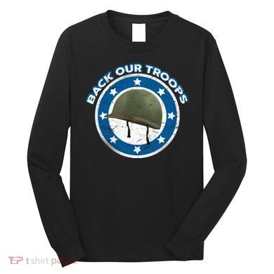 Back Our Troops Long Sleeve Shirt