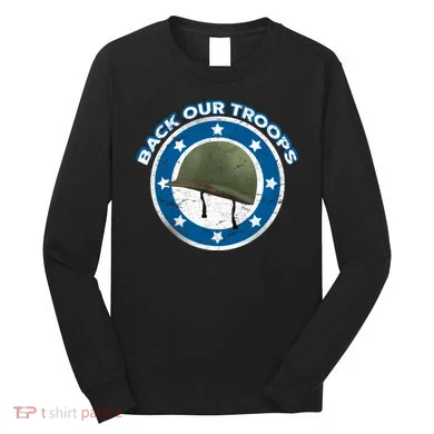 Back Our Troops Long Sleeve Shirt