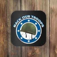 Back Our Troops Coaster thumb 0