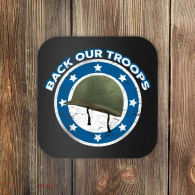 Back Our Troops Coaster