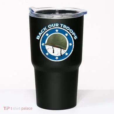 Back Our Troops Tumbler