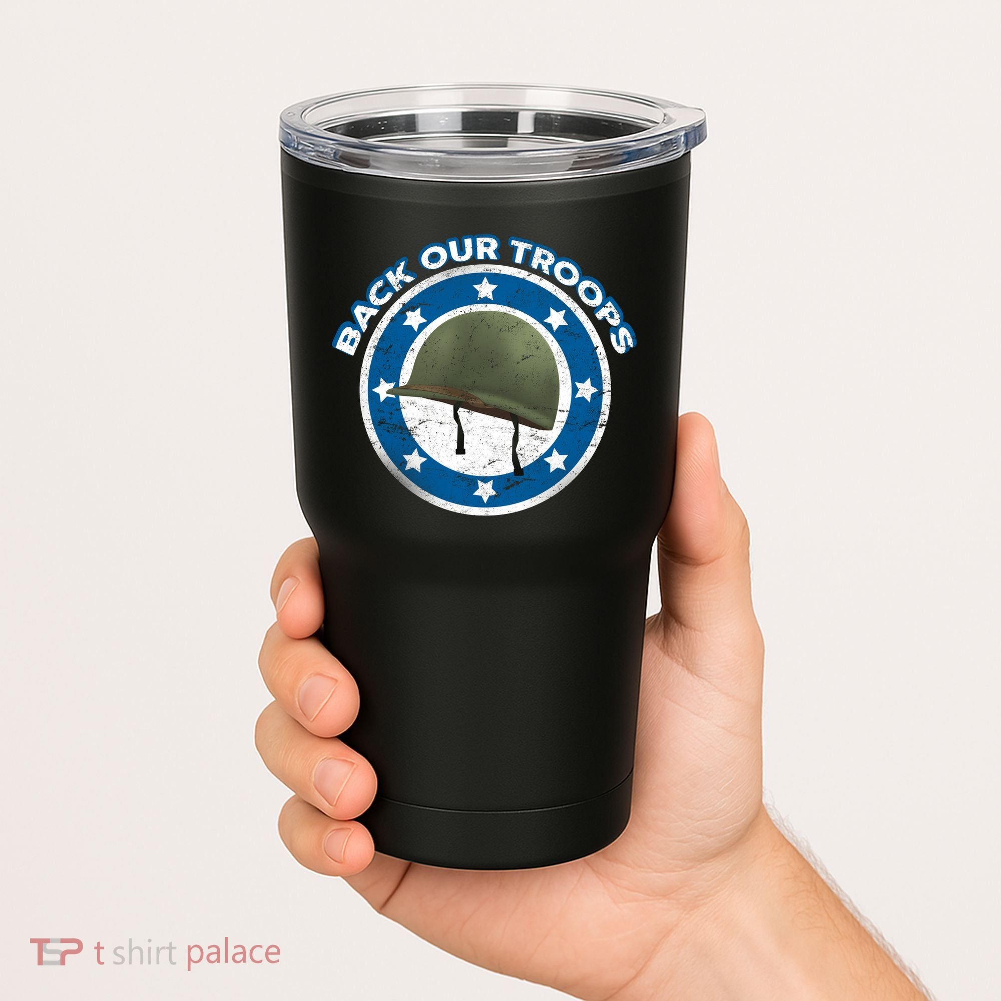 Back Our Troops Tumbler