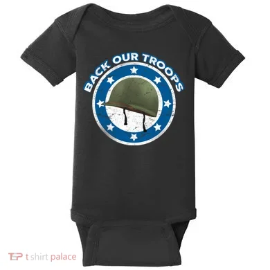 Back Our Troops Baby Bodysuit