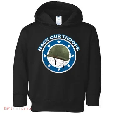 Back Our Troops Toddler Hoodie