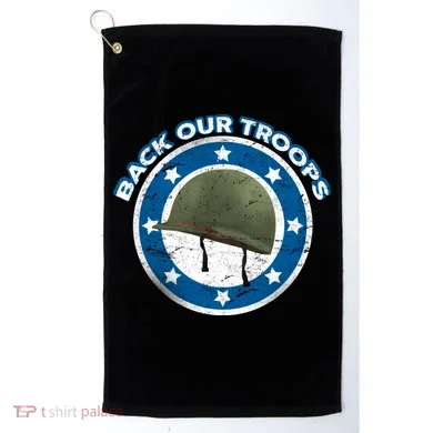 Back Our Troops Golf Towel