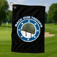 Back Our Troops Golf Towel thumb 1