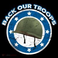 Back Our Troops Kids Hoodie thumb 5