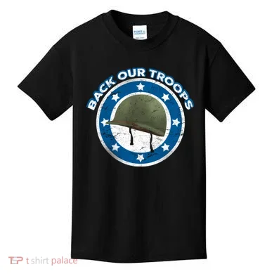Back Our Troops Kids T-Shirt