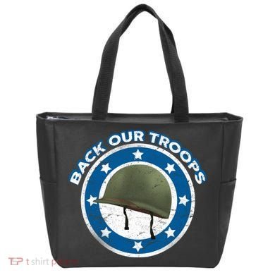Back Our Troops Tote Bag