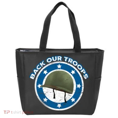 Back Our Troops Tote Bag