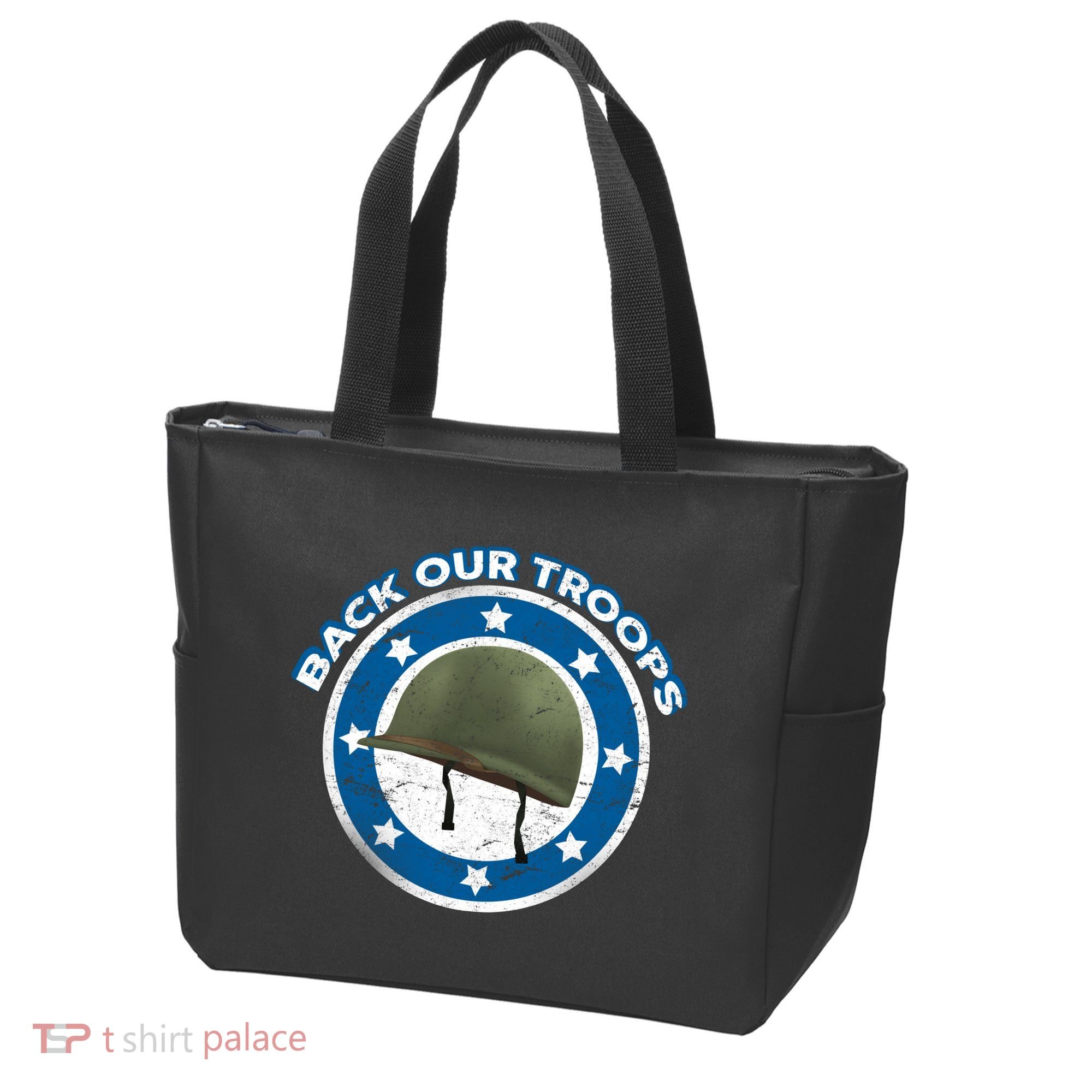 Back Our Troops Tote Bag