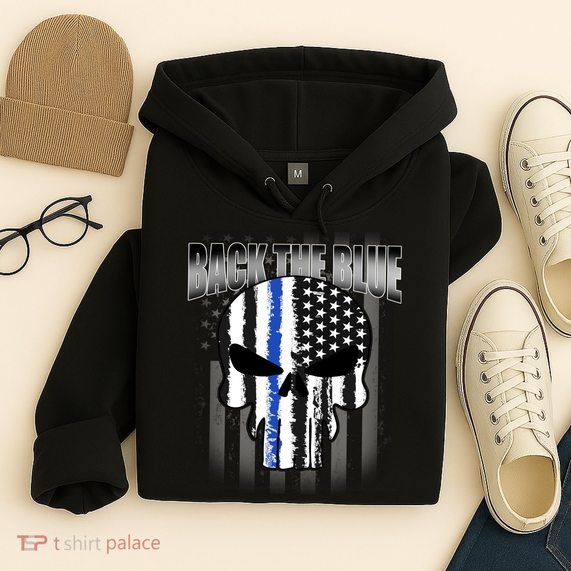 Back The Blue Hoodie