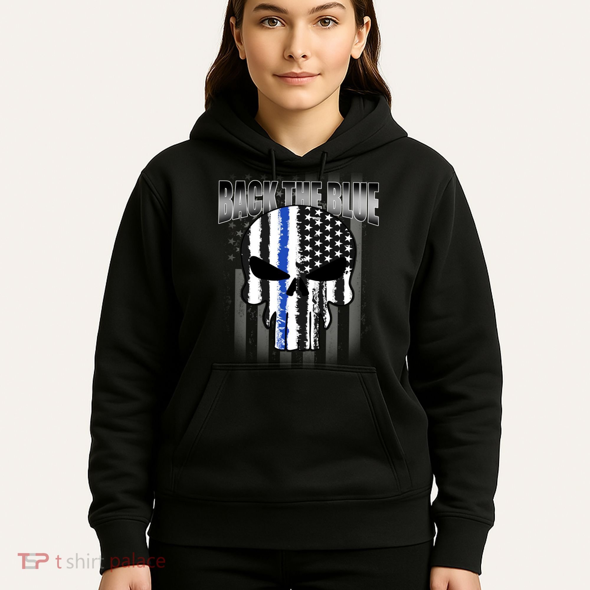 Back The Blue Hoodie