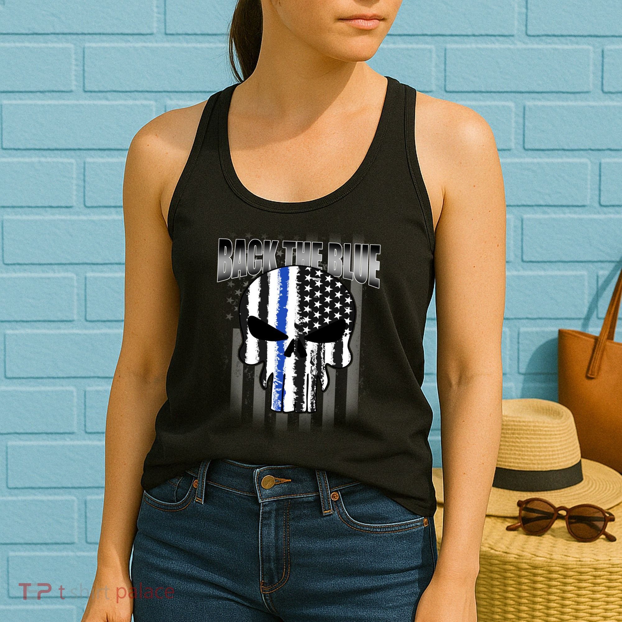 Back The Blue Women's Tank Top