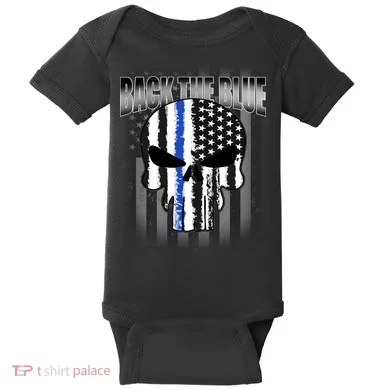 Back The Blue Baby Bodysuit