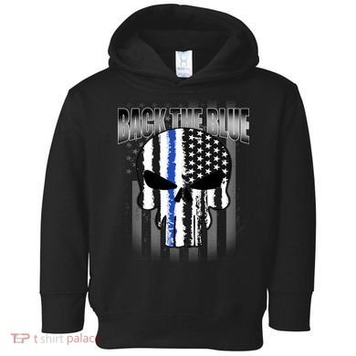 Back The Blue Toddler Hoodie