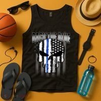 Back The Blue Tank Top thumb 4