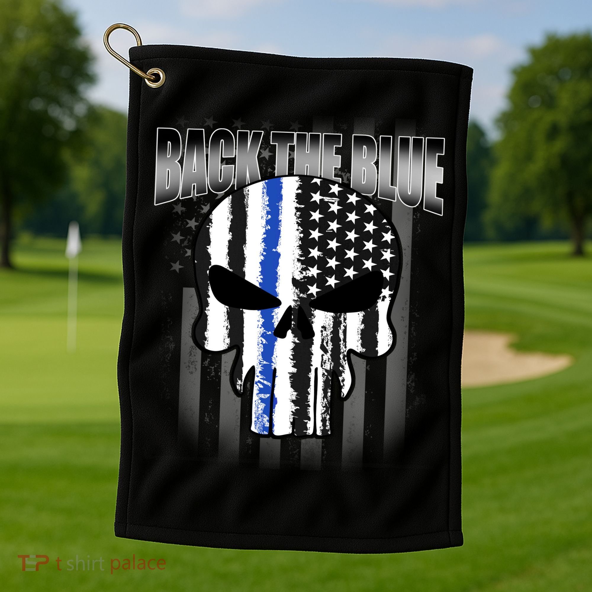 Back The Blue Golf Towel