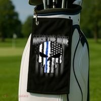 Back The Blue Golf Towel thumb 2