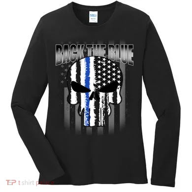Back The Blue Women's Long Sleeve Shirt