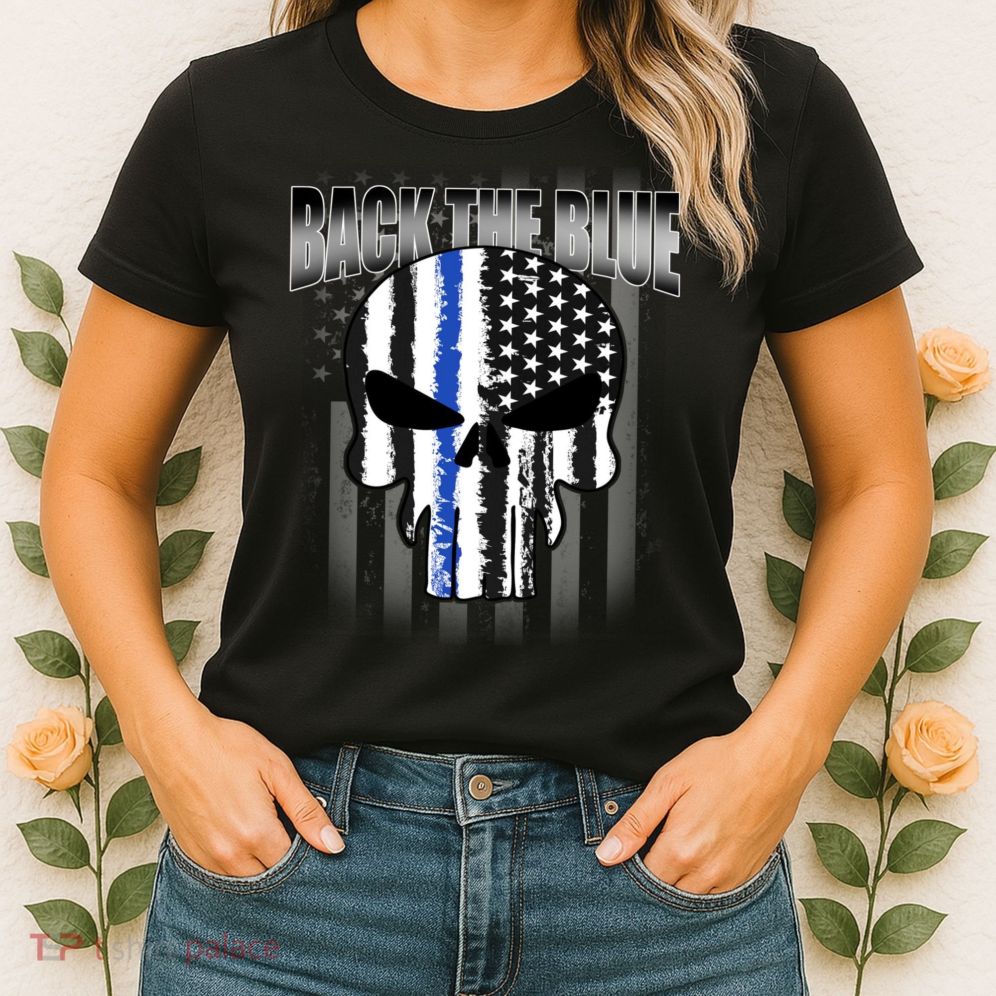Back The Blue Women's T-Shirt