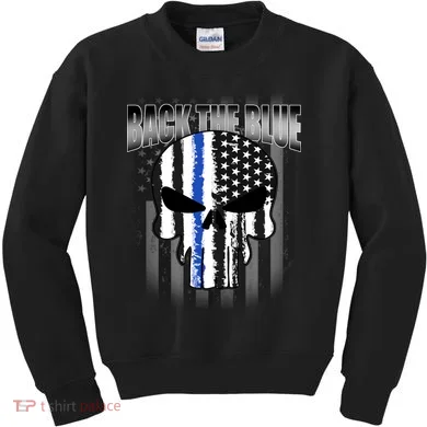Back The Blue Kids Sweatshirt