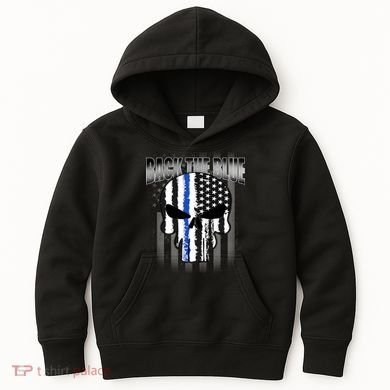 Back The Blue Kids Hoodie