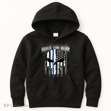 Back The Blue Kids Hoodie