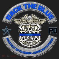 Back The Blue Police Protect And Serve Tumbler thumb 3