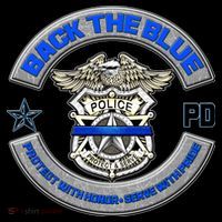 Back The Blue Police Protect And Serve Ornament thumb 1