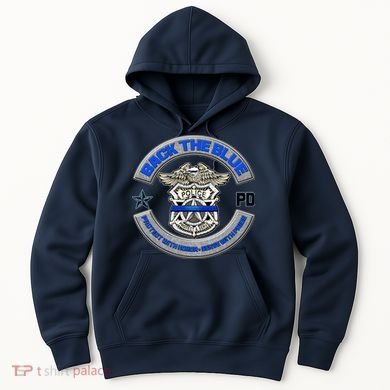 Back The Blue Police Protect And Serve Hoodie