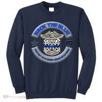 Back The Blue Police Protect And Serve Sweatshirt thumb 0