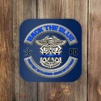 Back The Blue Police Protect And Serve Coaster thumb 0