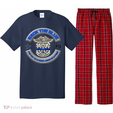 Back The Blue Police Protect And Serve Pajama Set