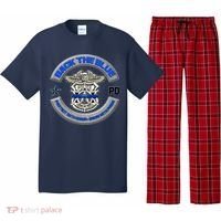 Back The Blue Police Protect And Serve Pajama Set thumb 0
