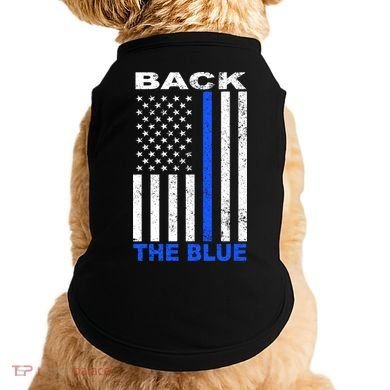 Back The Blue Support Our Police Doggie Tank