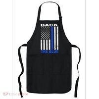 Back The Blue Support Our Police Apron thumb 0