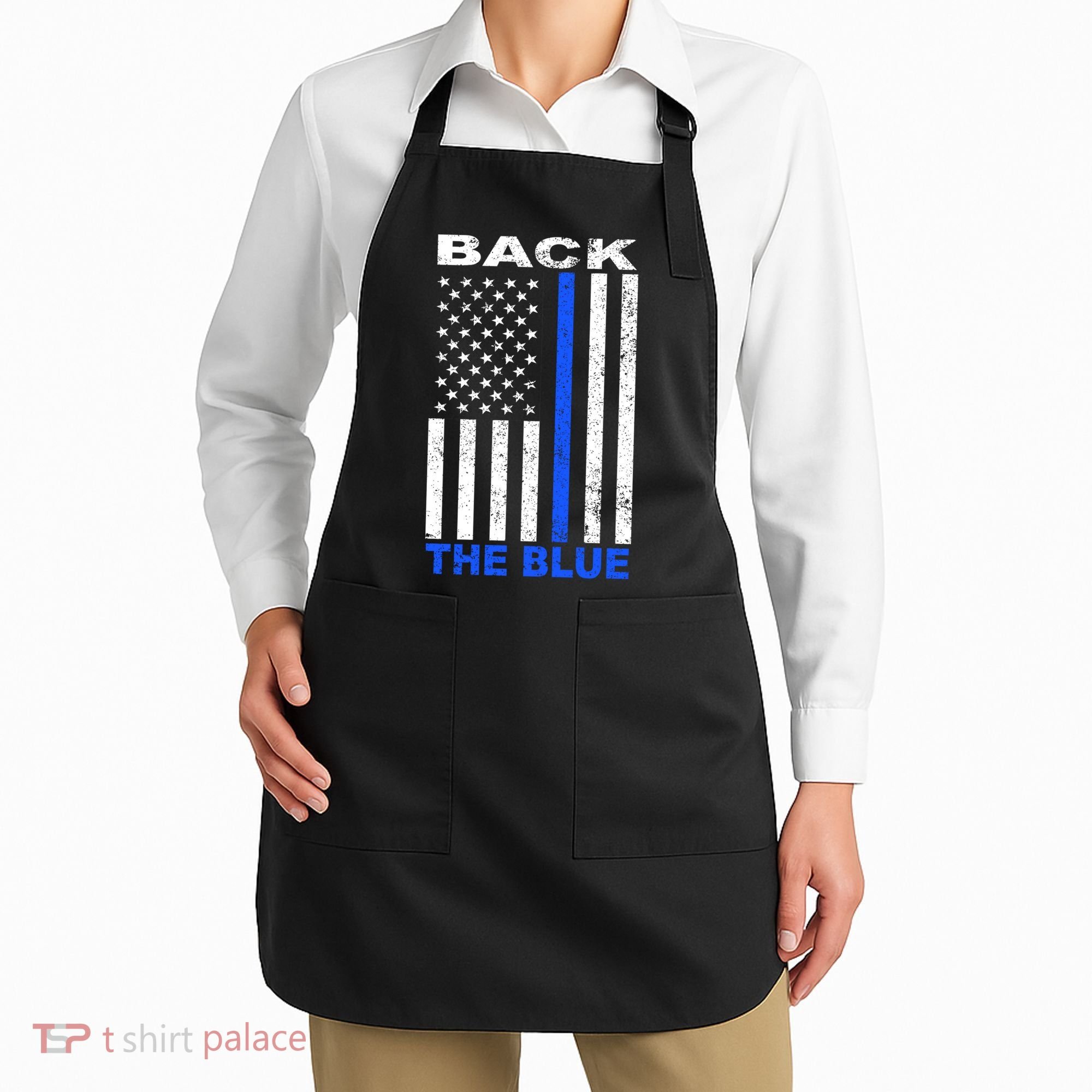 Back The Blue Support Our Police Apron