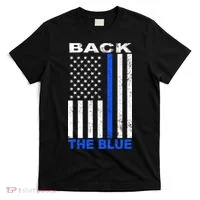 Back The Blue Support Our Police T-Shirt thumb 0