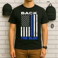 Back The Blue Support Our Police T-Shirt thumb 6