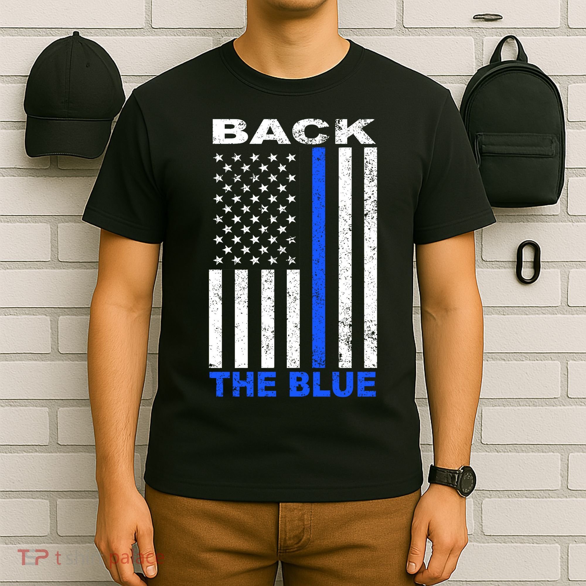 Back The Blue Support Our Police T-Shirt