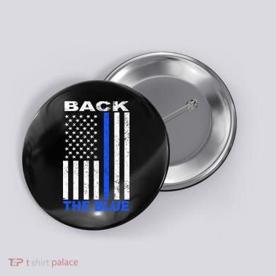 Back The Blue Support Our Police Button