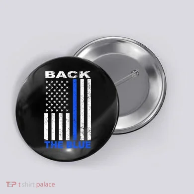 Back The Blue Support Our Police Button