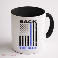 Back The Blue Support Our Police Coffee Mug thumb 1