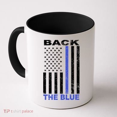 Back The Blue Support Our Police Coffee Mug